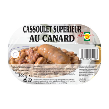 Cassoulet supérieur mit Ente