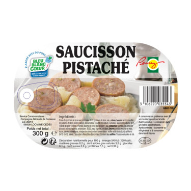 Kartoffelpüree und Pistazienwurst