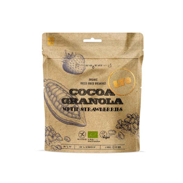 Bio-Granola Kakao und Erdbeeren