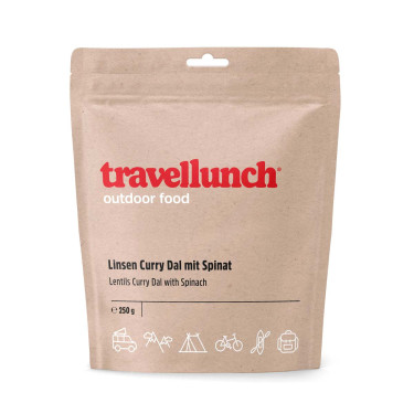 Dahl Linsen-Curry mit Spinat - Doppelte Portion