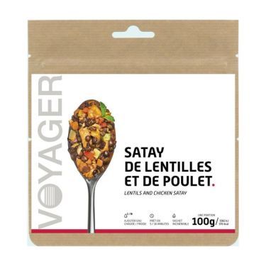 Linsen-Satay mit Huhn