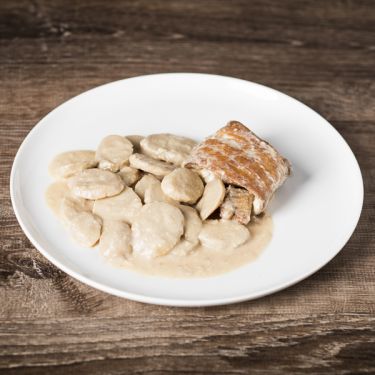 Schellfisch Creme und Kartoffeln