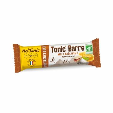 Meltonic Bio Energie-Riegel gesalzen - Honig, Pistazien und Fleur de Sel aus Guérande