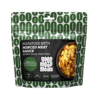 Kartoffeln in Soße und Hackfleisch